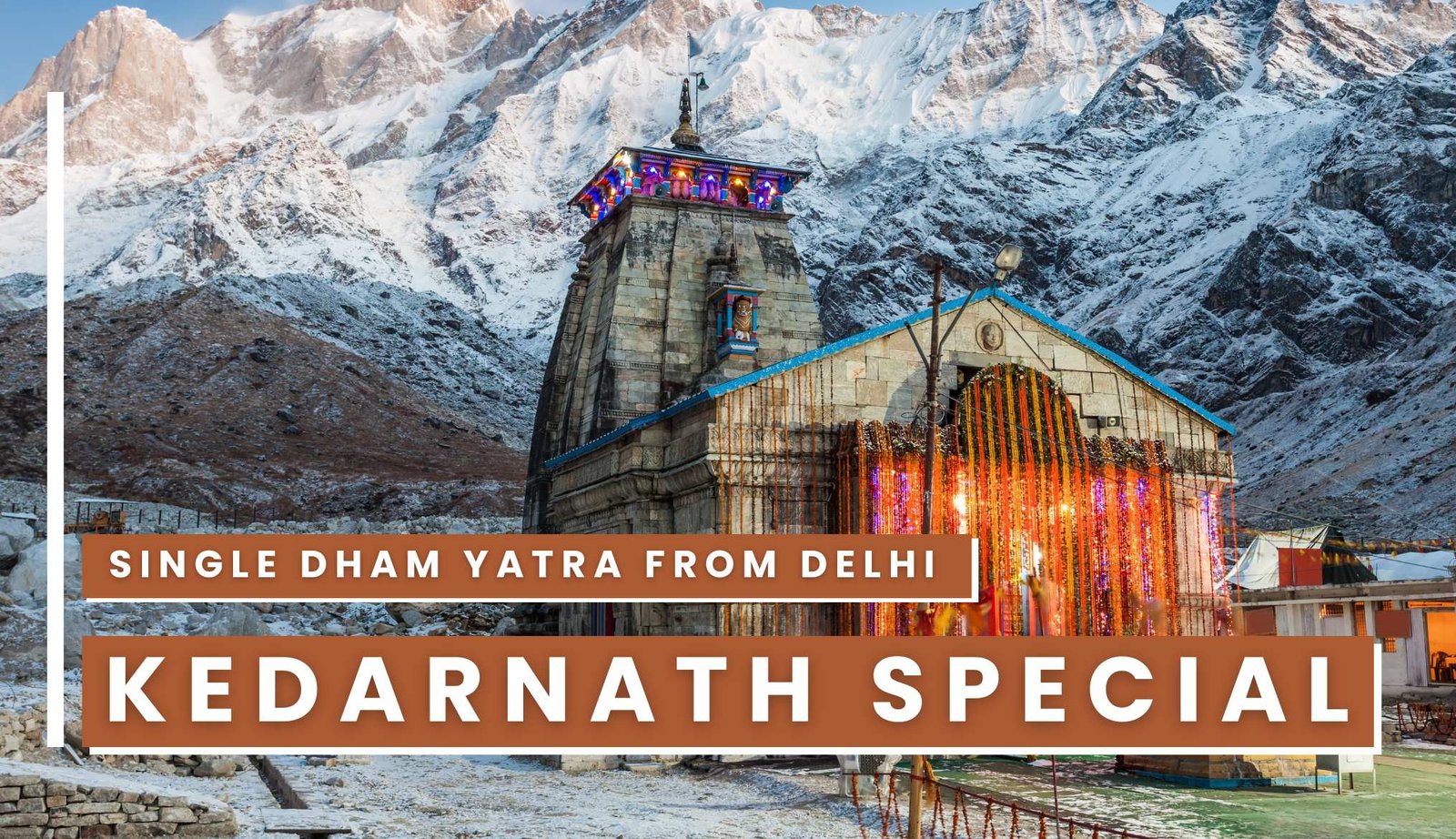Char Dham yatra scenic banner